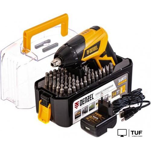 Электроотвертка Denzel CSL-3.6-01 (с АКБ)