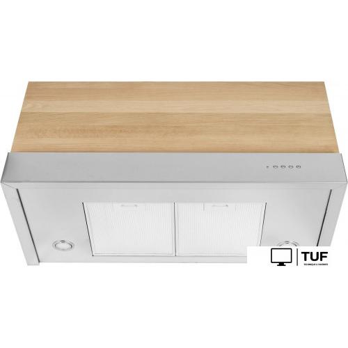 Кухонная вытяжка Elikor Фарм 90H-650-E3D (нержавеющая сталь/дуб неокрашенный)