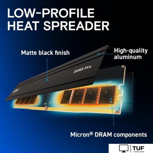 Оперативная память Crucial Pro 2x16ГБ DDR5 5600 МГц CP2K16G56C46U5