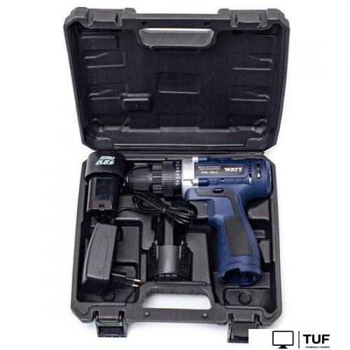 Дрель-шуруповерт WATT WAS-12 Li-2 101202712 (с 2мя АКБ)