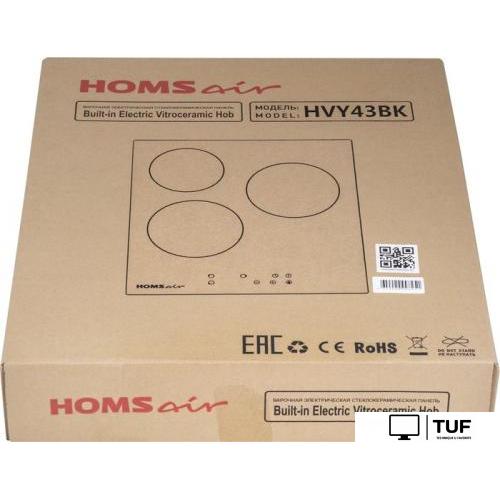 Варочная панель HOMSair HVY43BK