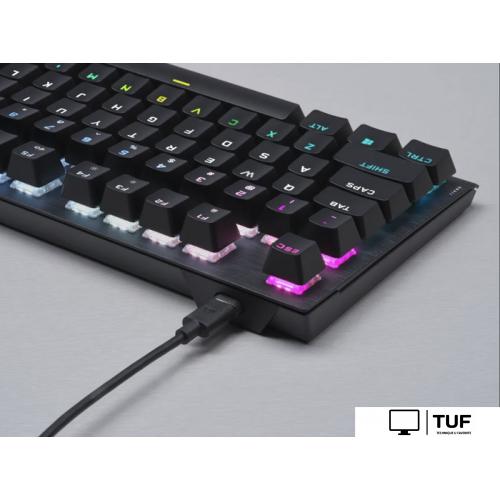 Клавиатура Corsair K60 Pro TKL (черный, Corsair OPX, нет кириллицы)
