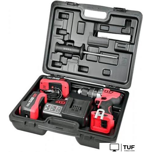 Ударная дрель-шуруповерт M7 DH-101A (с 2-мя АКБ, кейс)