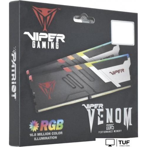 Оперативная память Patriot Viper Venom RGB 2x16ГБ DDR5 6000 МГц PVVR532G600C30K