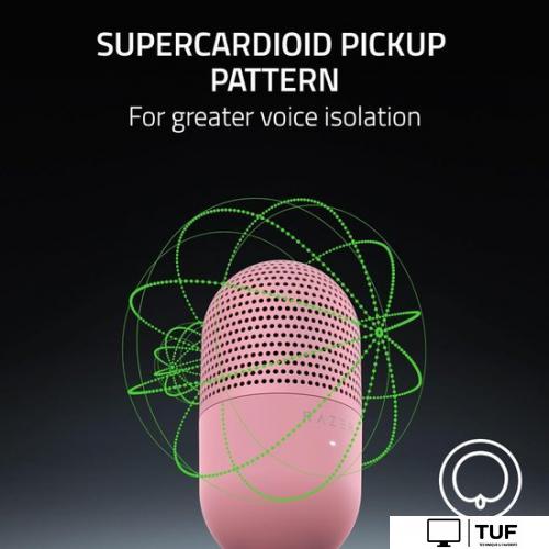 Проводной микрофон Razer Seiren V3 Mini Quartz Pink