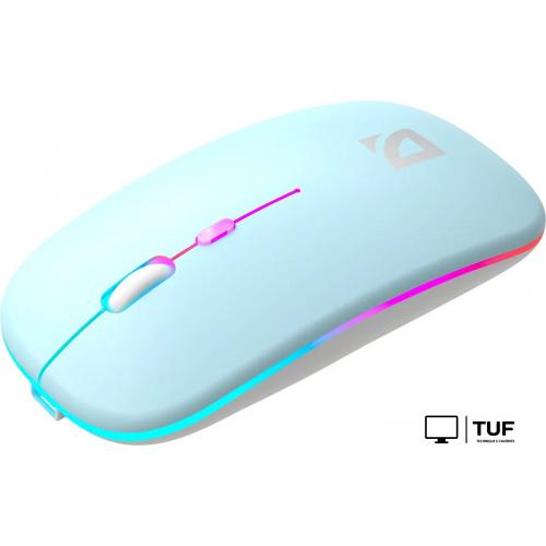 Мышь Defender Coda MB-261 (голубой/белый)