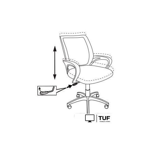 Офисное кресло Бюрократ CH-695NLT (черный/оранжевый)