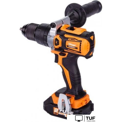Ударная дрель-шуруповерт Villager Fuse VLP 5120 2BSC 056354 (с 2-мя АКБ, кейс, оснастка)
