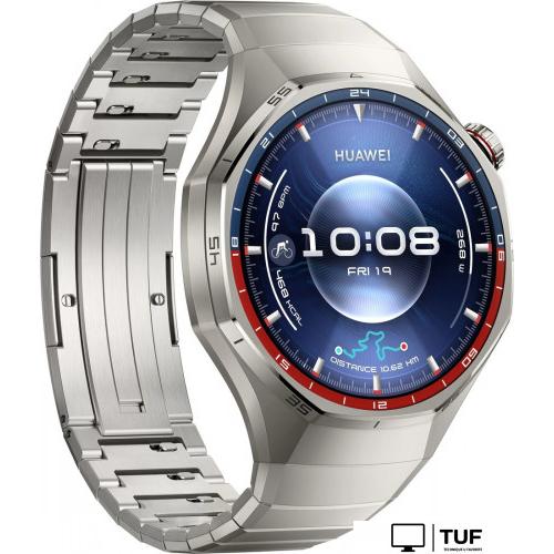 Умные часы Huawei Watch GT 6 Pro 46 мм (серебристый, с серебристым браслетом, международная версия)