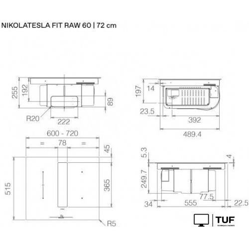 Варочная панель Elica NikolaTesla Fit Raw BR/A/60