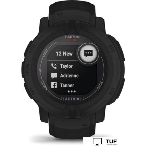Умные часы Garmin Instinct 2 Solar Tactical Edition (черный)
