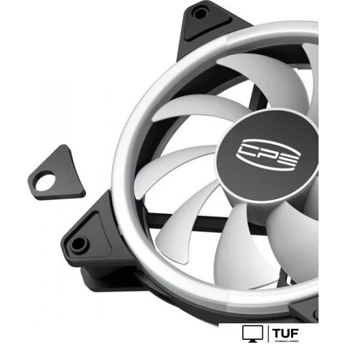 Вентилятор для корпуса PCCooler F3 T120 ARGB (черный)