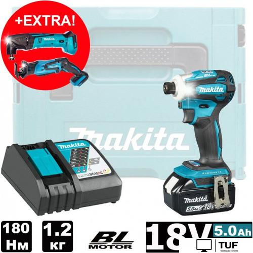 Винтоверт Makita DTD172RT1J (с 1-м АКБ, кейс)
