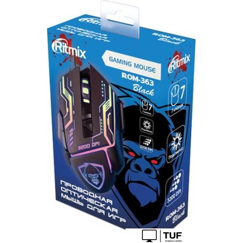 Мышь Ritmix ROM-363 (черная)