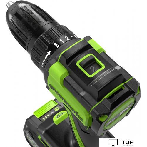 Дрель-шуруповерт Greenworks DD345 3708307CUB (с 1-им АКБ)