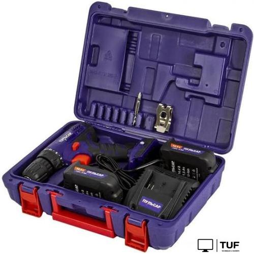 Дрель-шуруповерт Пульсар ДА 14.4-2 792-698 (с 2-мя АКБ, кейс)