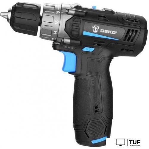 Дрель-шуруповерт Deko DKCD12V PRO 083-1007 (с 2-мя АКБ, кейс)