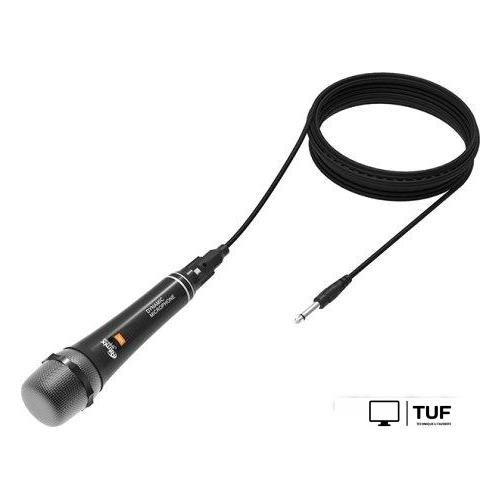 Проводной микрофон Ritmix RDM-131 (черный)