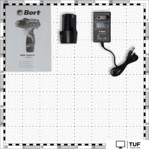 Дрель-шуруповерт Bort BAB-12x2Li-F (с 1-им АКБ)