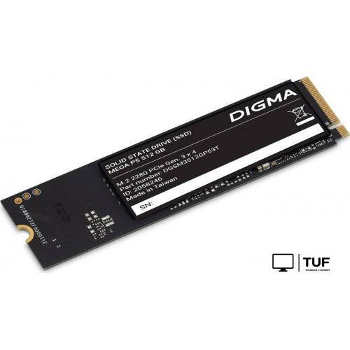 SSD Digma Mega P5 512GB DGSM3512GP53T