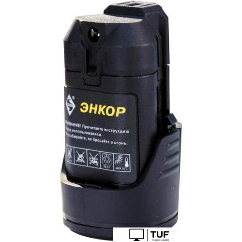 Дрель-шуруповерт Энкор ДША-2 12ЭР/10Л (с 2-мя АКБ)