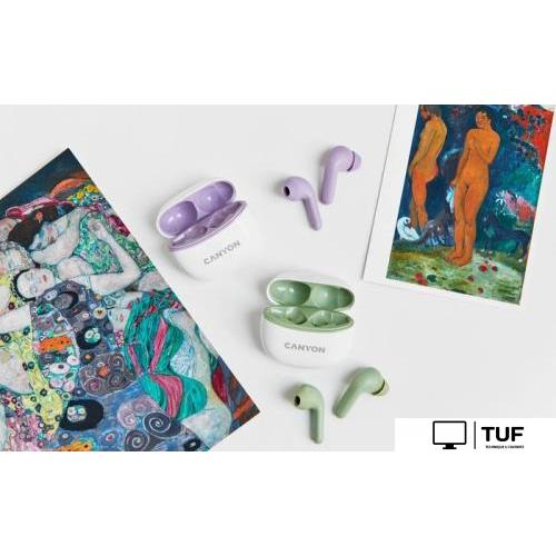 Наушники Canyon TWS-5 (оливковый)