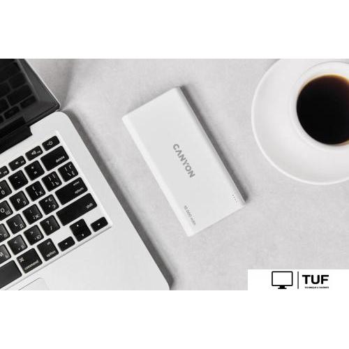 Внешний аккумулятор Canyon PB-108 10000mAh (белый)