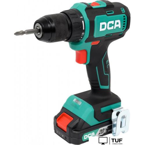Дрель-шуруповерт DCA ADJZ2055 Type AM (с 2-мя АКБ, кейс)