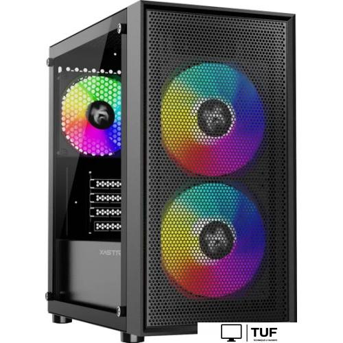 Корпус XASTRA A305M 3FRGB (черный)