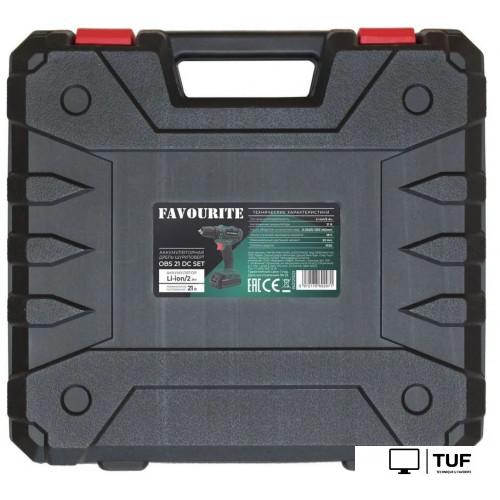 Дрель-шуруповерт Favourite OBS 21 DC Set Promo (с 2-мя АКБ, кейс)