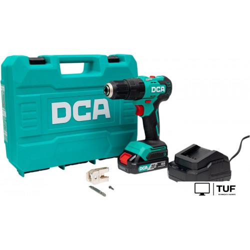 Ударная дрель-шуруповерт DCA ADJZ2050i Type DM (с 1-им АКБ, кейс)