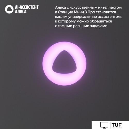 Умная колонка Яндекс Станция Мини 3 Про (черный)