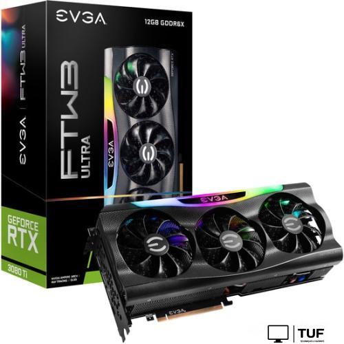 Видеокарта EVGA GeForce RTX 3080 Ti FTW3 Ultra Gaming 12GB GDDR6X 12G-P5-3967-KR