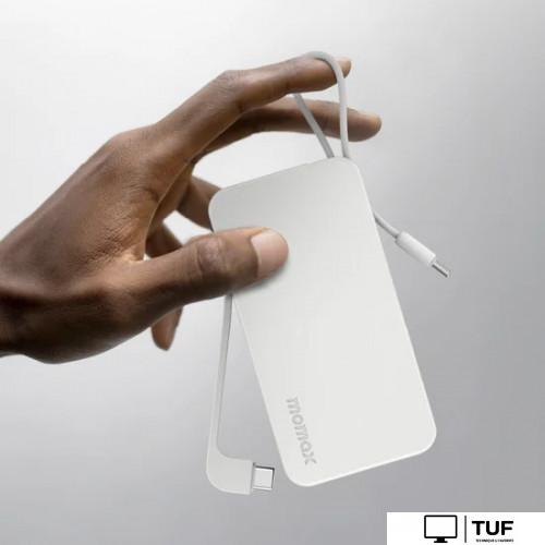 Внешний аккумулятор Momax 1-Power Vital+ Built-In USB-C IP138 10000mAh (белый)