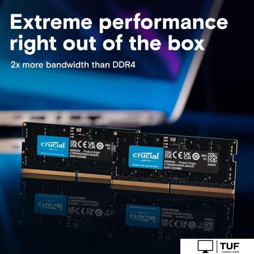 Оперативная память Crucial 24ГБ DDR5 SODIMM 5600 МГц CT24G56C46S5