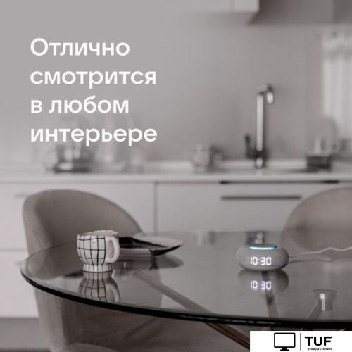 Умная колонка VK Капсула Мини (светло-серый)