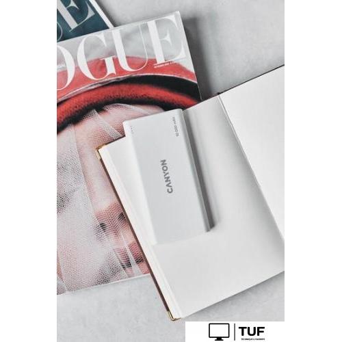 Внешний аккумулятор Canyon PB-108 10000mAh (белый)