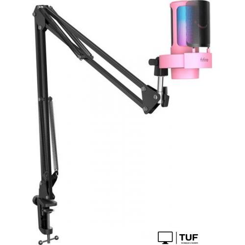 Проводной микрофон FIFINE A8T (розовый)