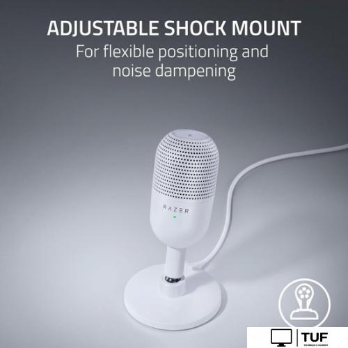 Проводной микрофон Razer Seiren V3 Mini Mercury White