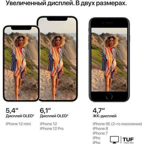 Смартфон Apple iPhone 12 mini 256GB Восстановленный by Breezy, грейд A+ (синий)