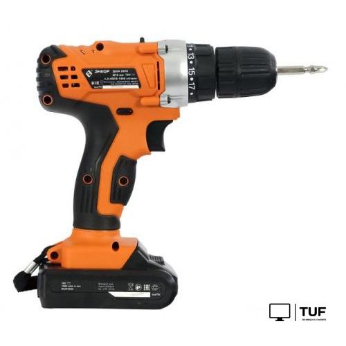 Дрель-шуруповерт Энкор ДША-20Л2 50035 (с 2-мя АКБ)