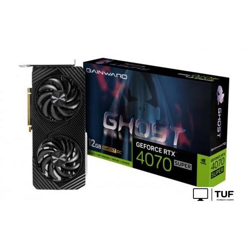 Видеокарта Gainward GeForce RTX 4070 Super Ghost OC NED407SS19K9-1043B