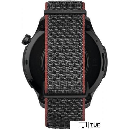 Умные часы Amazfit GTR 4 (серый, с черным нейлоновым ремешком)