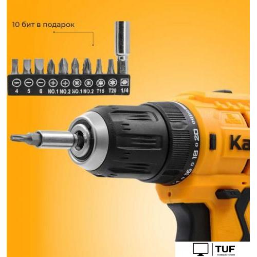 Дрель-шуруповерт Katana HD Line BCD 5500 (с 2-мя АКБ 2 Ач, кейс)