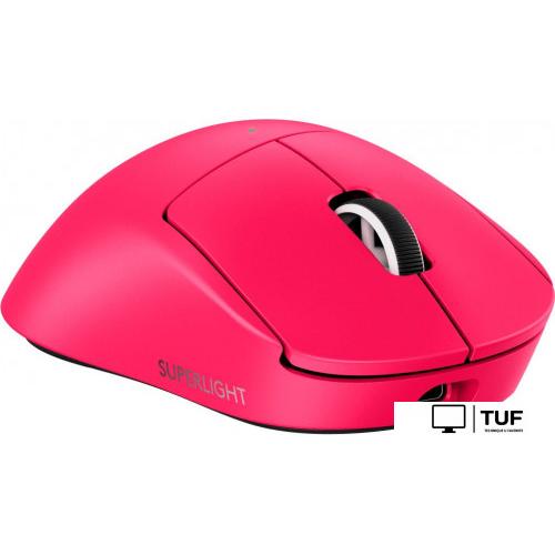 Игровая мышь Logitech Pro X Superlight 2 DEX (розовый)
