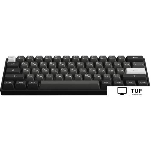 Клавиатура Akko 3061S Black & Silver (Akko Cream Yellow V3 Pro)