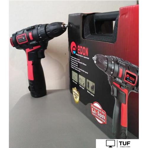 Дрель-шуруповерт Edon QM-1006S (с 2-мя АКБ)