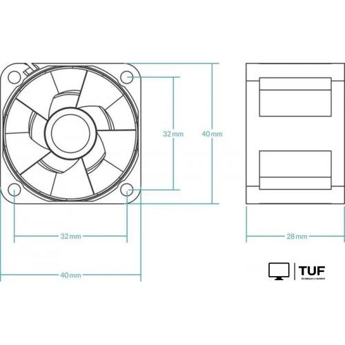 Вентилятор для сервера Arctic S4028-15K (5 шт) ACFAN00274A