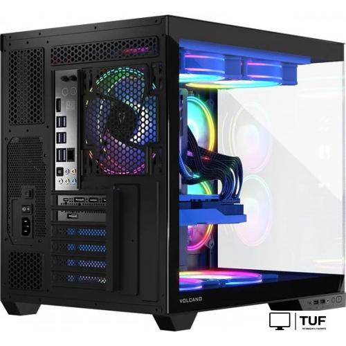 Корпус MODECOM Volcano Panorama Apex ARGB 5F Midi (темно-серый)