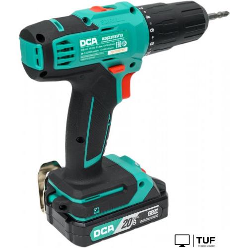 Ударная дрель-шуруповерт DCA ADJZ2035i13 Type AM (с 2-мя АКБ, кейс)